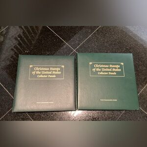 Bundle 2 Christmas Stamp Collector Panels binders